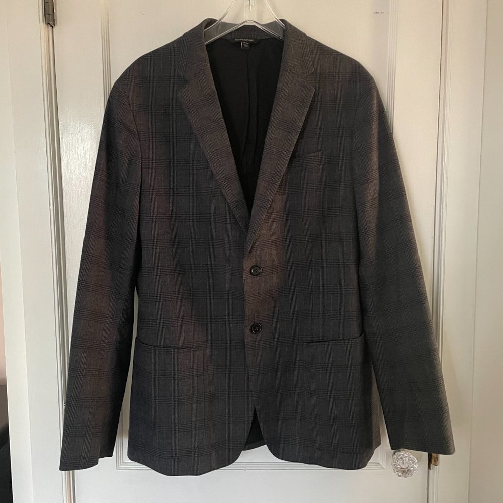 Banana Republic Men's Plaid Suit Blazer